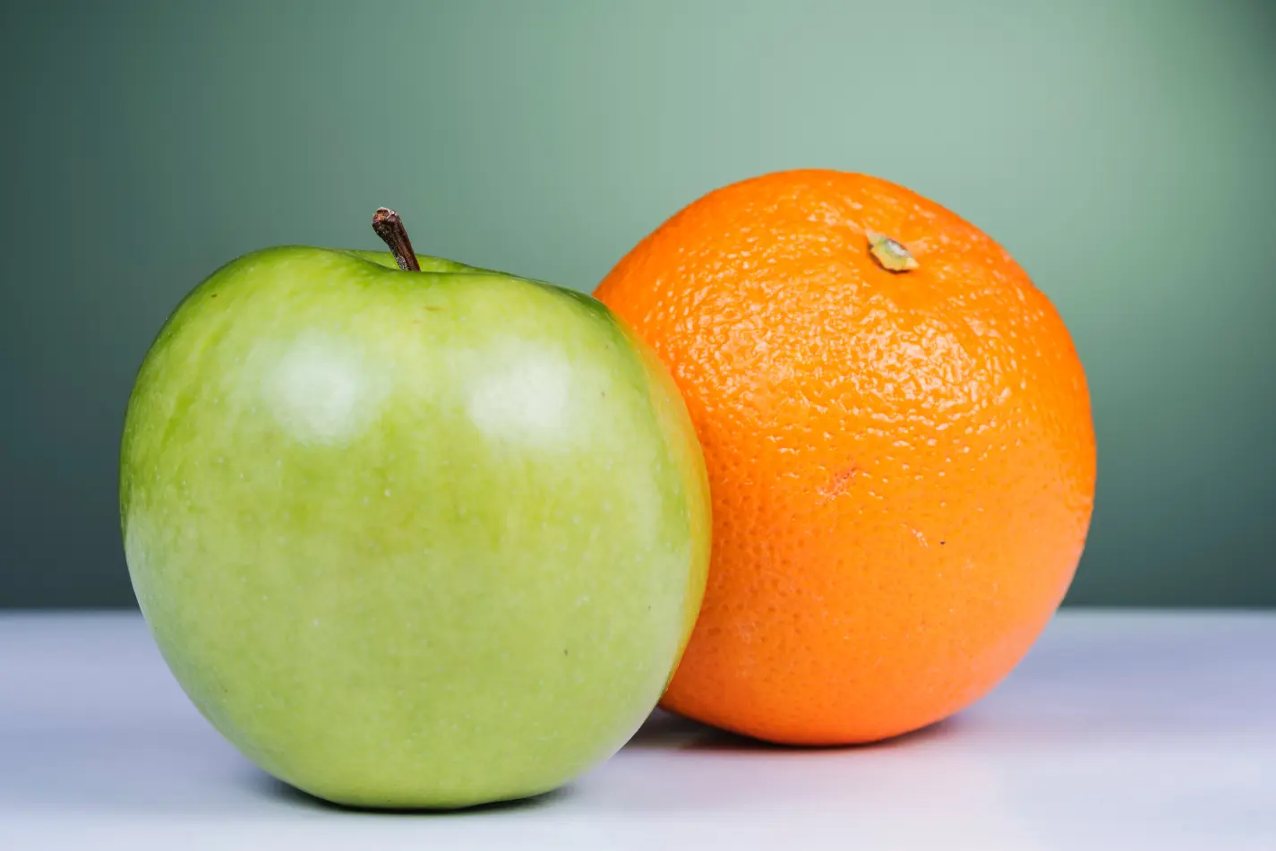comparing apples and oranges